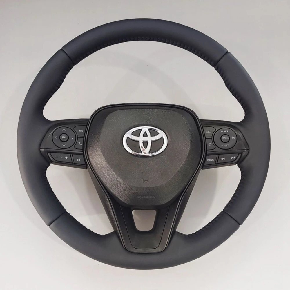 Skórzany pokrowiec na kierownicę z mikrofibry do Toyota RAV4 AX50 Corolla G12 Axio Altis Camry Xv70 Avalon