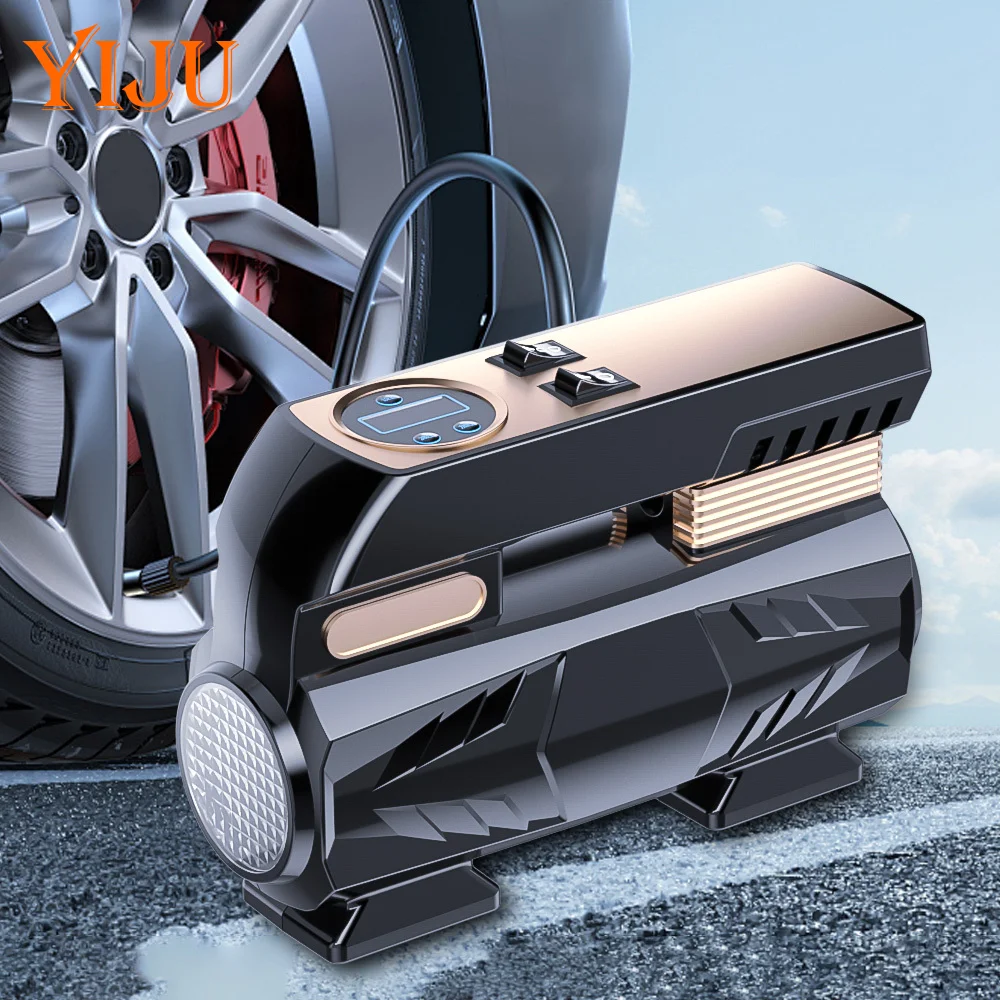 

150PSI автомобильный электрический воздушный насос 12 В электрический накачиватель шин с манометром мини-воздушный компрессор автоматический надувной насос сверхмощный накачиватель шин