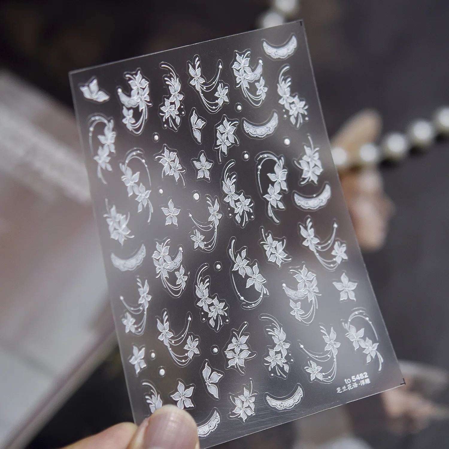 5D Nagelaufkleber Süße Coole Y2K Graffiti-Elemente Stern Spirale Polka Dots Totenkopf Musiknoten Kreis Trendige Selbstklebende Nagelkunst – Detail 13