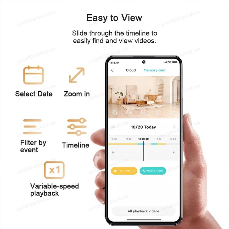 شياومي 360 ° الكاميرا الذكية 3 إصدار PTZ، 5MP 3K، التعرف على الوجه بالذكاء الاصطناعي، مراقبة الطفل لأمن المنزل، النسخة الصينية مع محول #6