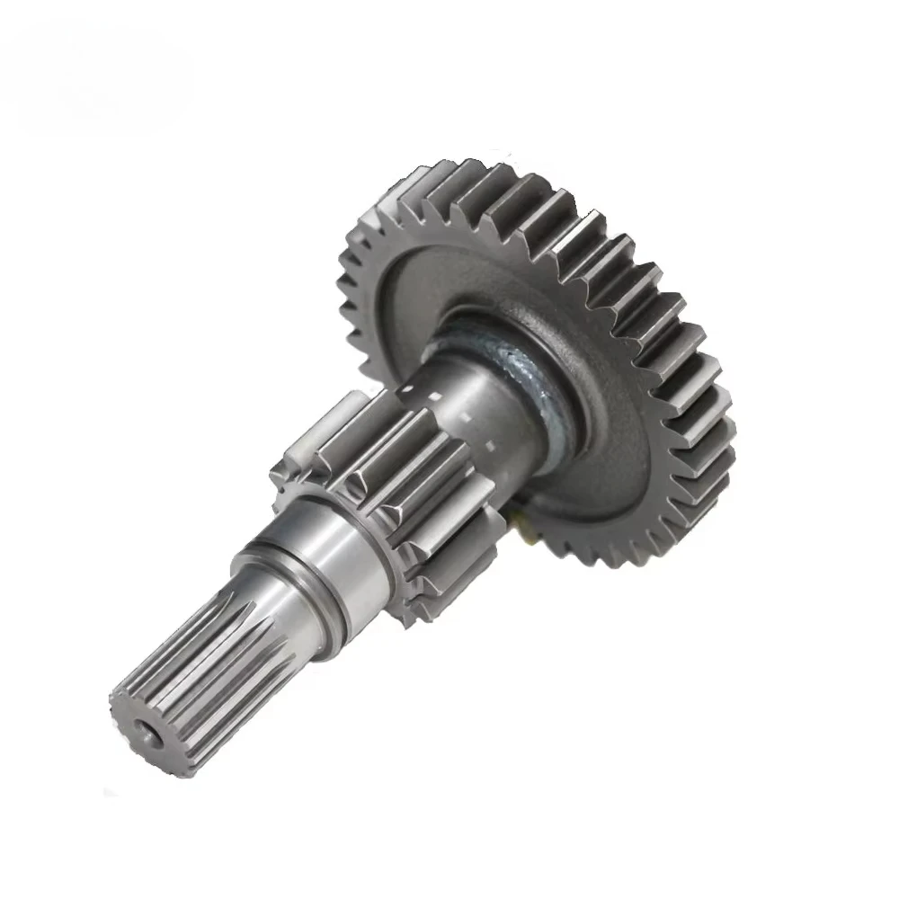 OEM Custom Large Spline High Quality Alloy Steel Gear Shaft for Mechanical Transmission Equipment