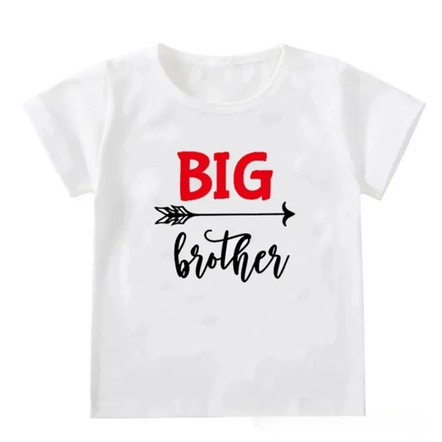 Family Only Child Big Brother Sister To Be Pregnancy Announcement T Shirt Kids Short Sleeve Children Boy Cotton Casual Tees Tops