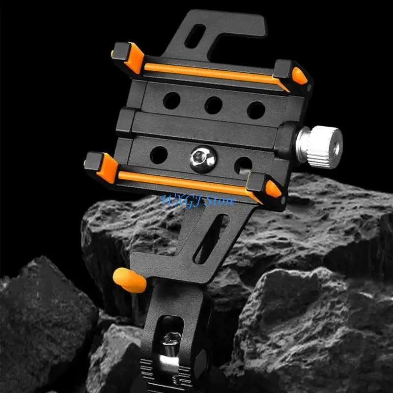

37JE Motorcycle Phone Mount Holder Bike Phone Holder, Motorcycle Handlebar Cellphone Clamp,AntiShake Phone Mount