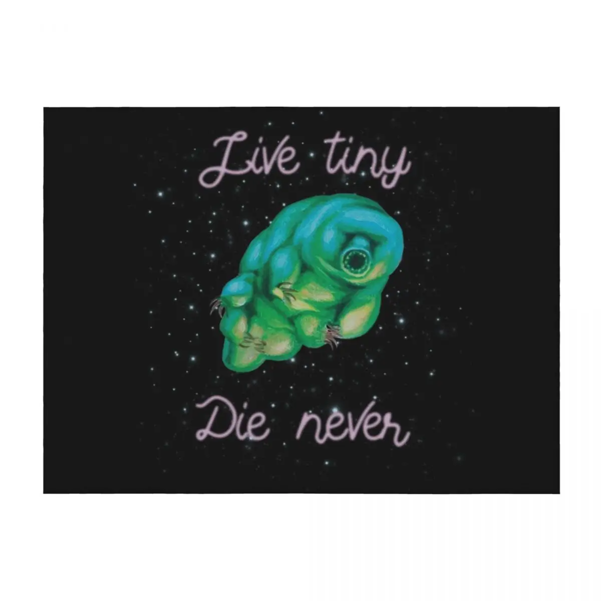 

Tough Tardigrade Throw Blanket Softest halloween Flannels Furrys Blankets