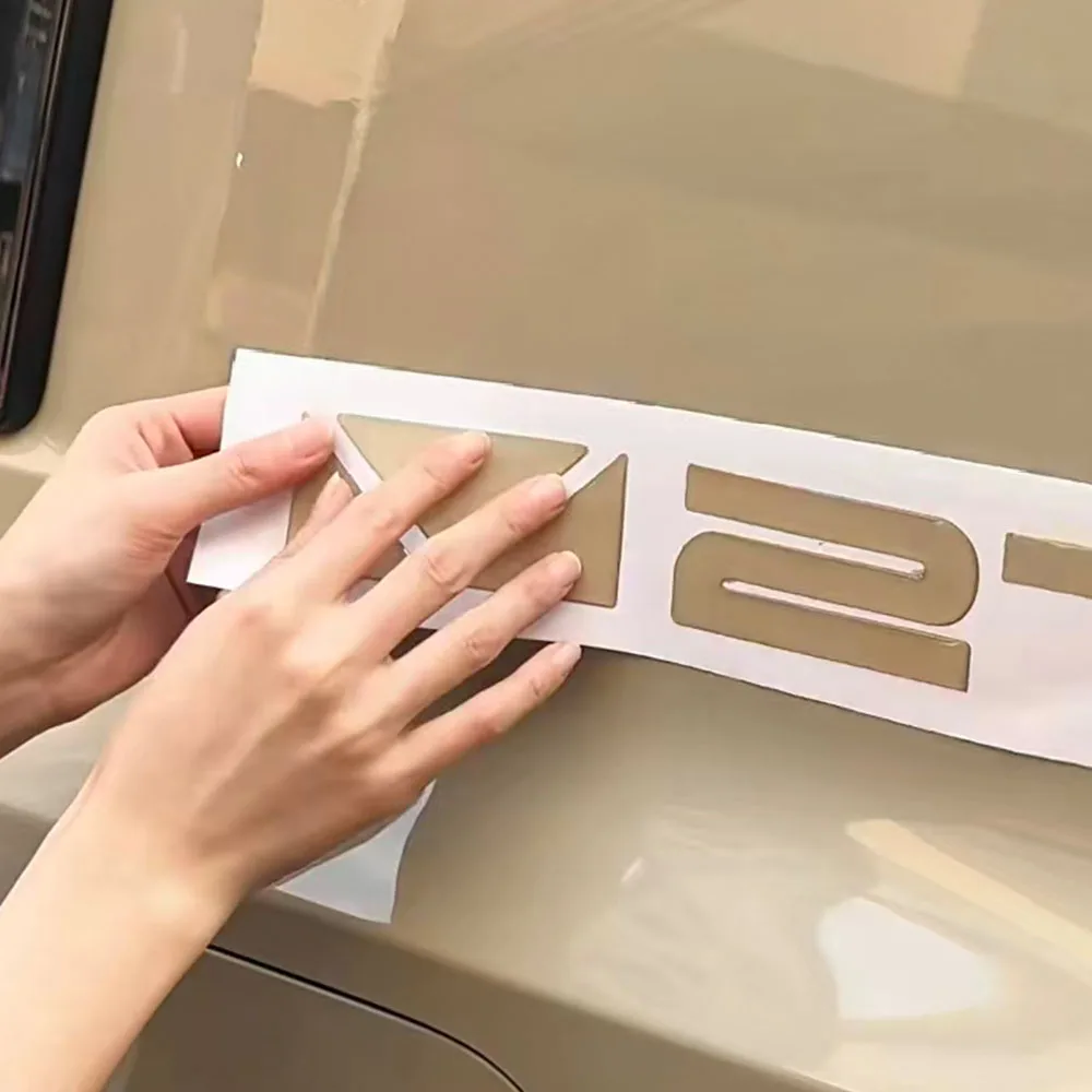 Chery ICAR V27 2026-2027 D Column Emblem Decal Epoxy Material Exterior Protective Decorative Sticker