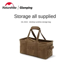 Naturehike-Portable Storage Bag for Camping, Desktop Sundries, Large Capacity, Storing Folding Handbag, OW03