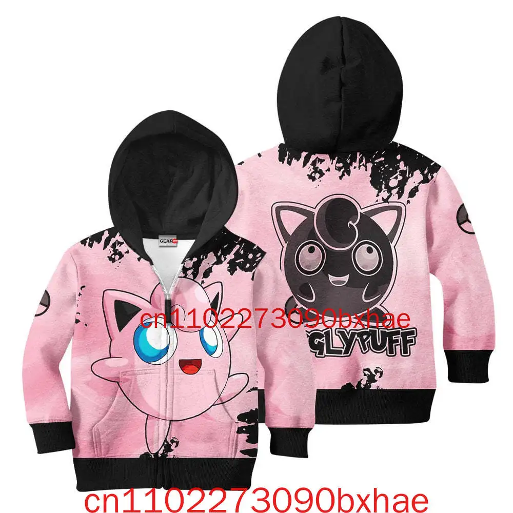 

Christmas New Jigglypuff Kids Hoodie 3D Printed Cosplay Costume Pikachu Fashion Street Cute Boys and Girls Hoodies