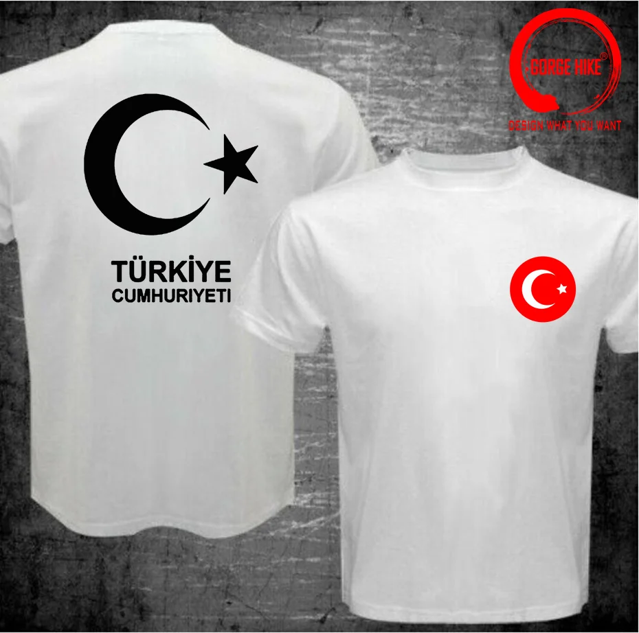 Front Back Printed Turkey T Shirt Casual Footballer Legend Soccers Tee Shirt Funny Turkish Flag T-shirt Gokturk Flag Turk Tshirt