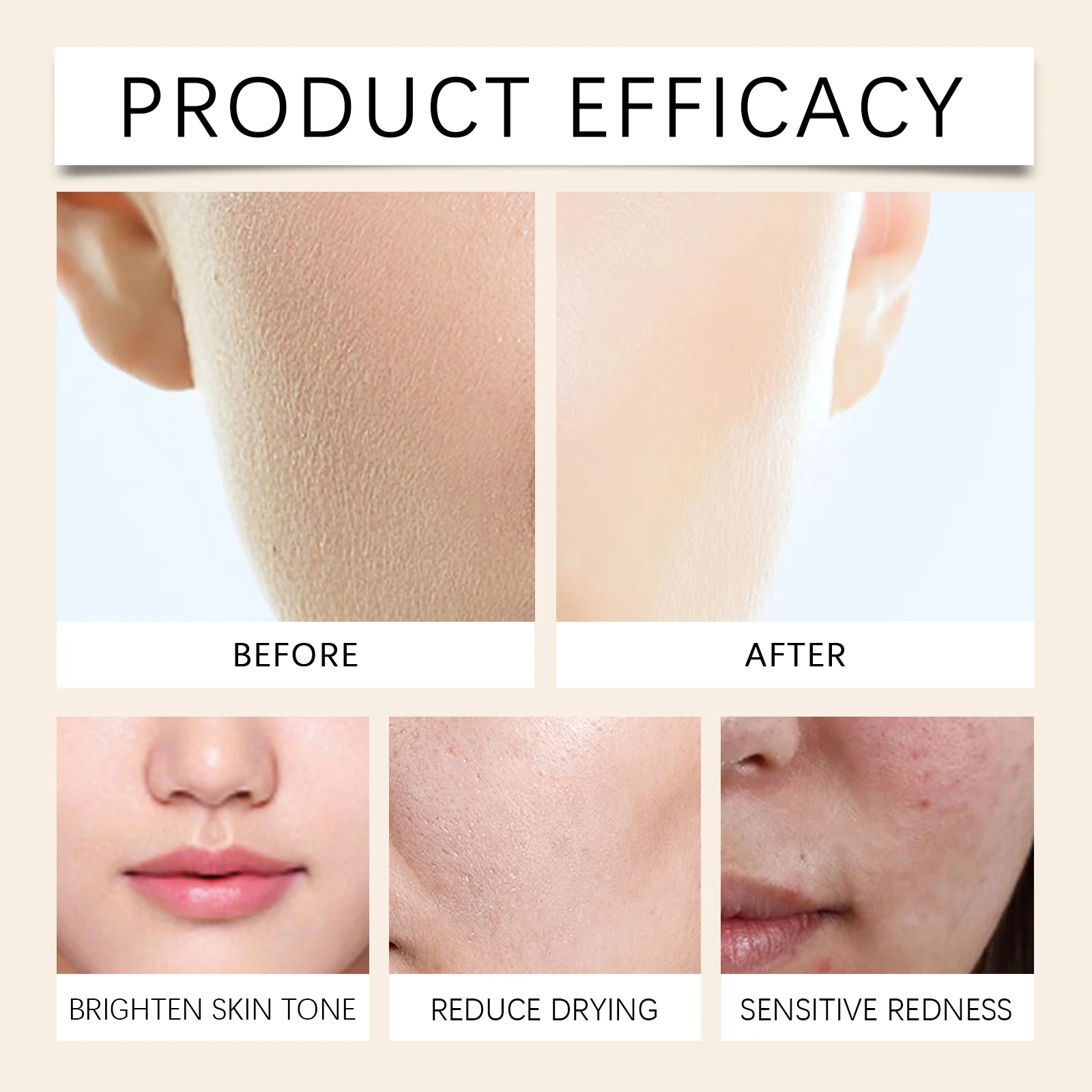 WEST MONTH 50g apprêt hydratant hydratant en profondeur apaise la peau améliore le teint inégal éclaircit uniformément le teint de la peau