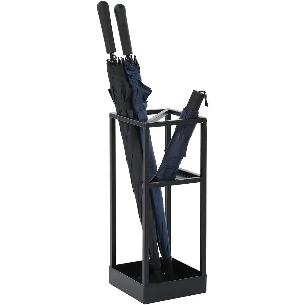 

Umbrella Stand,Umbrella Holder or Entryway,20 Inch Tall ern Metal Geometric reestanding Umbrella Rack or Cane Holder with Shel o