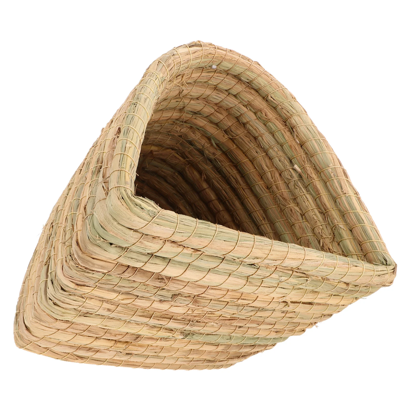 

Natural Grass Bunny House Soft Breathable Shelter for Hamster Rabbit Squirrel Guinea Pig Sleeping Hideout Habitat Decor