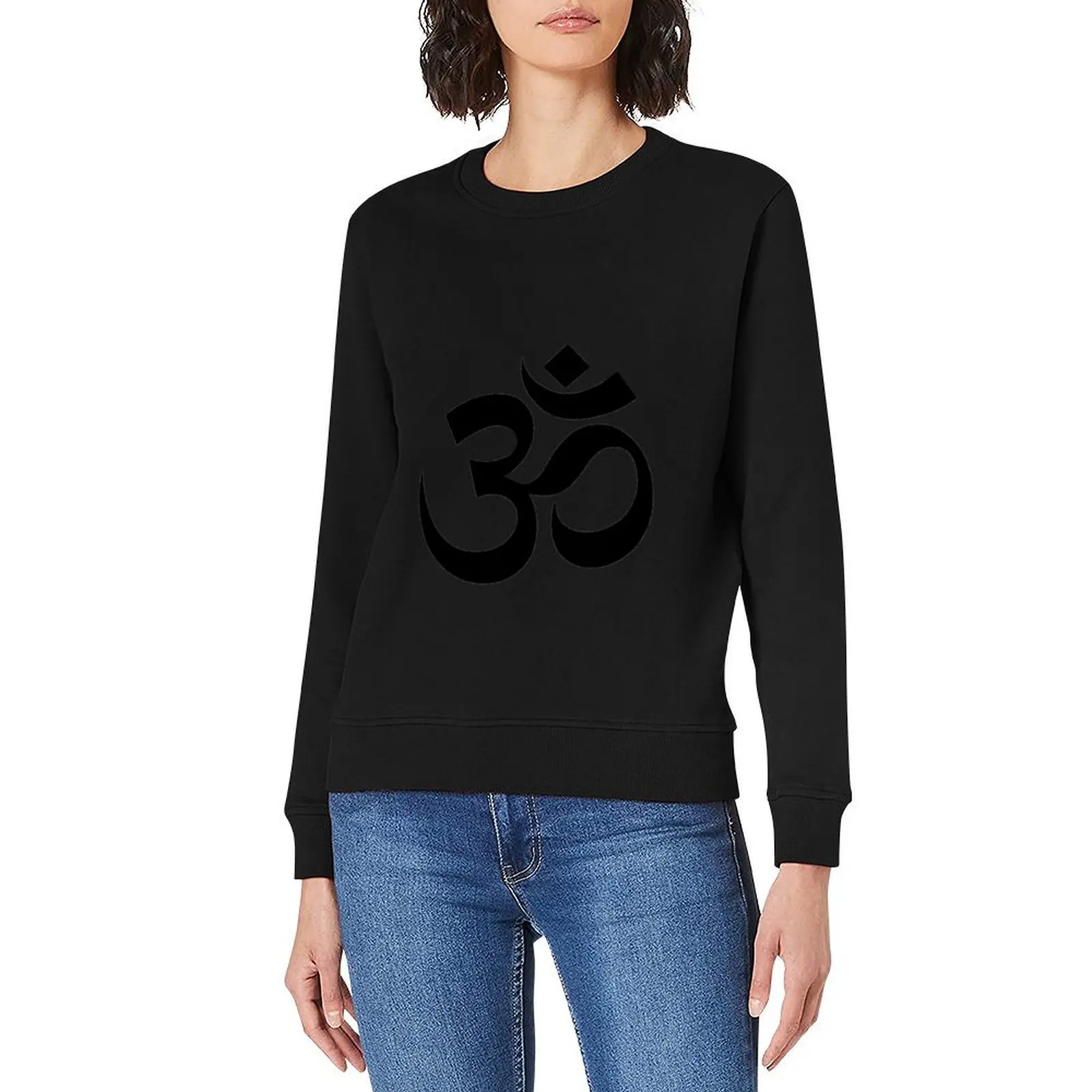 Om (Ohm) - كن واحدًا مع كل شيء بلوفر ملابس رجالية ملابس أنيمي ملابس على الطراز الكوري سترة خريف جديدة #3