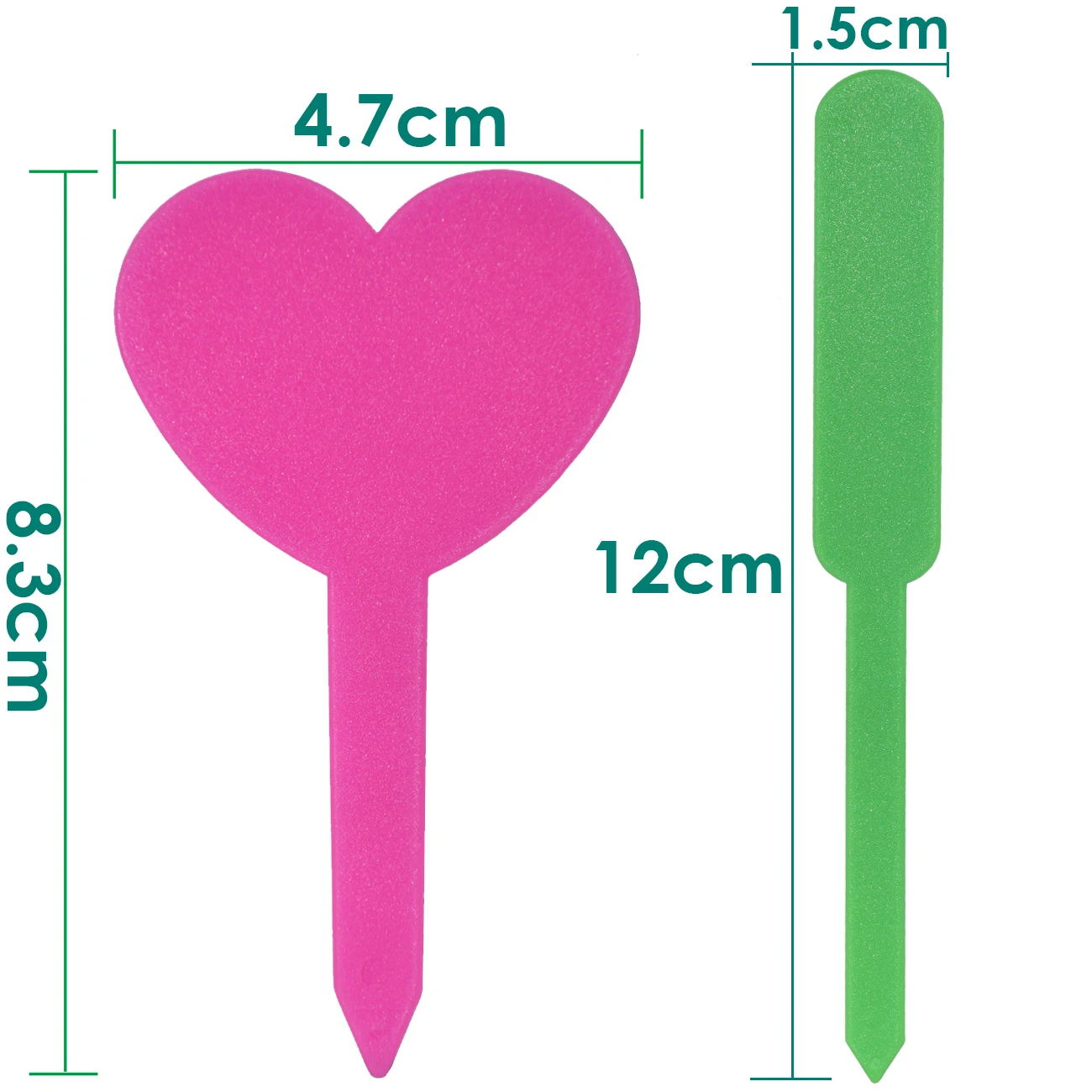 50pcs DIY Garden Seedling Nursery Markers Write Sign Mark Waterproof Plant Labels Plastic Tags Flower Pots Garden Decor Tools