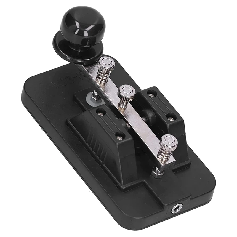 

Manual CW Key Teaching Telegraph Exerciser With Buzzer Short Wave Radio Morse Code Key Easy To Install Easy Operation