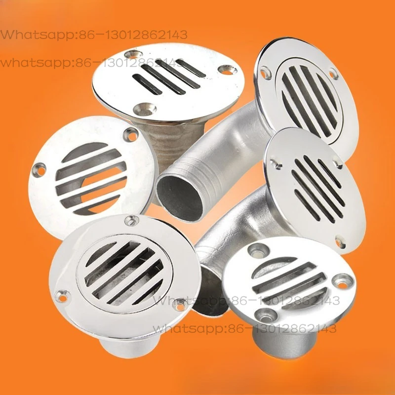Marine Floor Drain Yacht Speedboat Fishing Boat RV 316 Stainless Steel Hardware Accessories Parts Bathroom Leakage