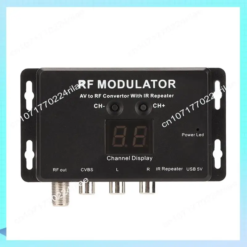 Modulador RF A17Z profesional PAL NTSC 21 canales AV a RF convertidor para decodificador DVR DVD