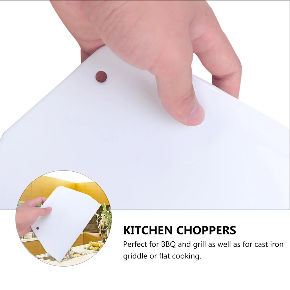 

6Pcs Premium Plastic Baking Scrapers Ergonomic Design Kitchen Dough Cutters Bbq Grill Accessories Dough Cutters