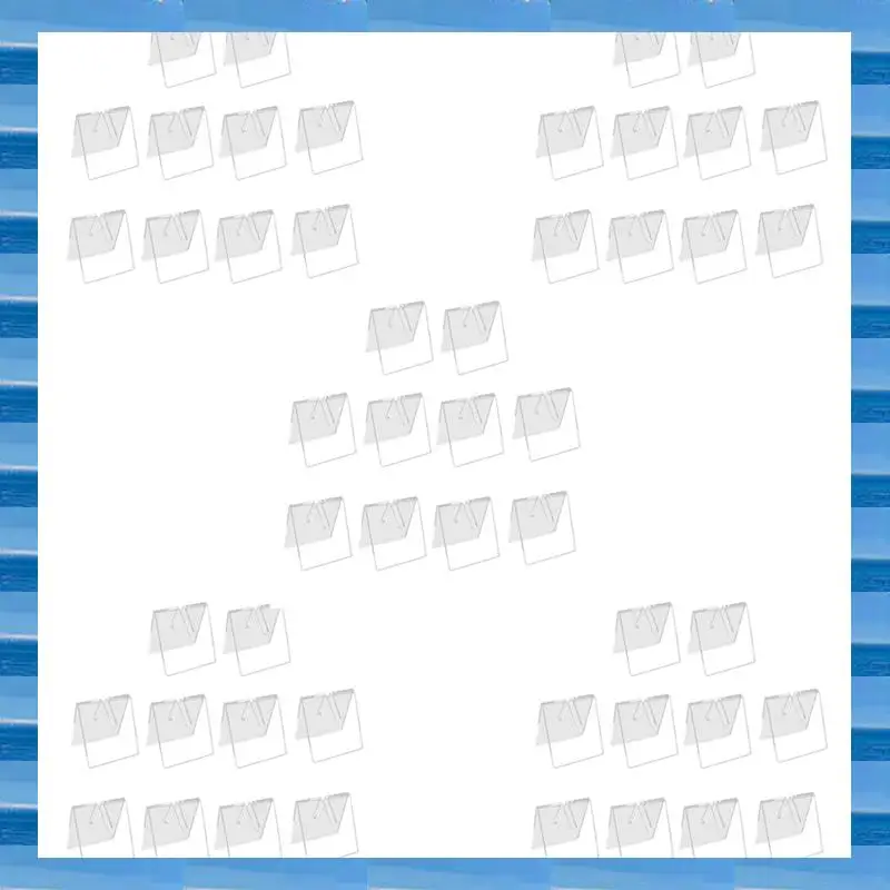 

AT53 50PCS Clear Acrylic Knife Blade Display Stand Holders Folding Knife Display Stand Holder Pocket Knives Showcase Rack