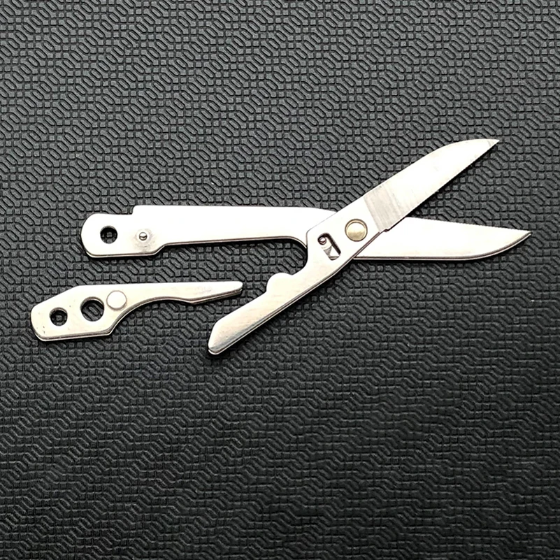 1 Set Knife Original Parts Serrated Edge Scissors For 65MM Victorinox Swiss Army Knives NAIL CLIP 580 DIY Making Accessories