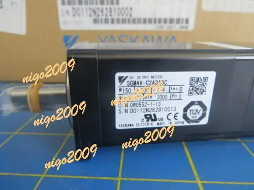 YASKAWA SGMAV-C2A3A6C AC SERVO MOTOR SGMAVC2A3A6 New In Box One Year Warranty