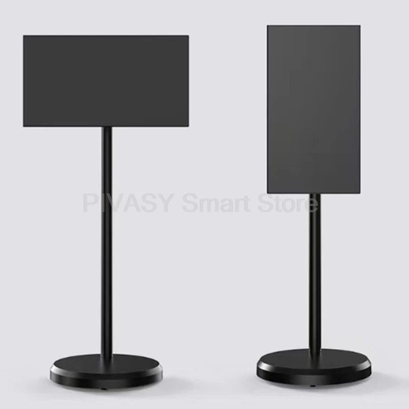 شاشة لمس ذكية 21.5 بوصة، حامل محوري للهاتف المحمول، بطارية 6000 مللي أمبير في الساعة، أندرويد 10 نقاط تعمل باللمس 100% sRGB لمكتب اللياقة البدنية المنزلي