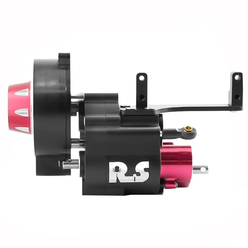 AS96-Rcクローラーカー デュアルスピードウェーブボックス アップグレードウェーブボックス リバースウェーブボックス 交換用 Axial Scx10 I II III 90047 90057対応