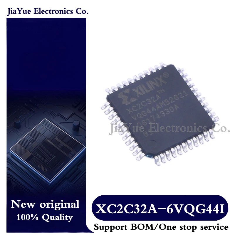 5pcs/lot100% New Original XC2C32A-6VQG44I XC2C32A TQFP44 Programmable Logic Device (CPLD/FPGA) IC Chip