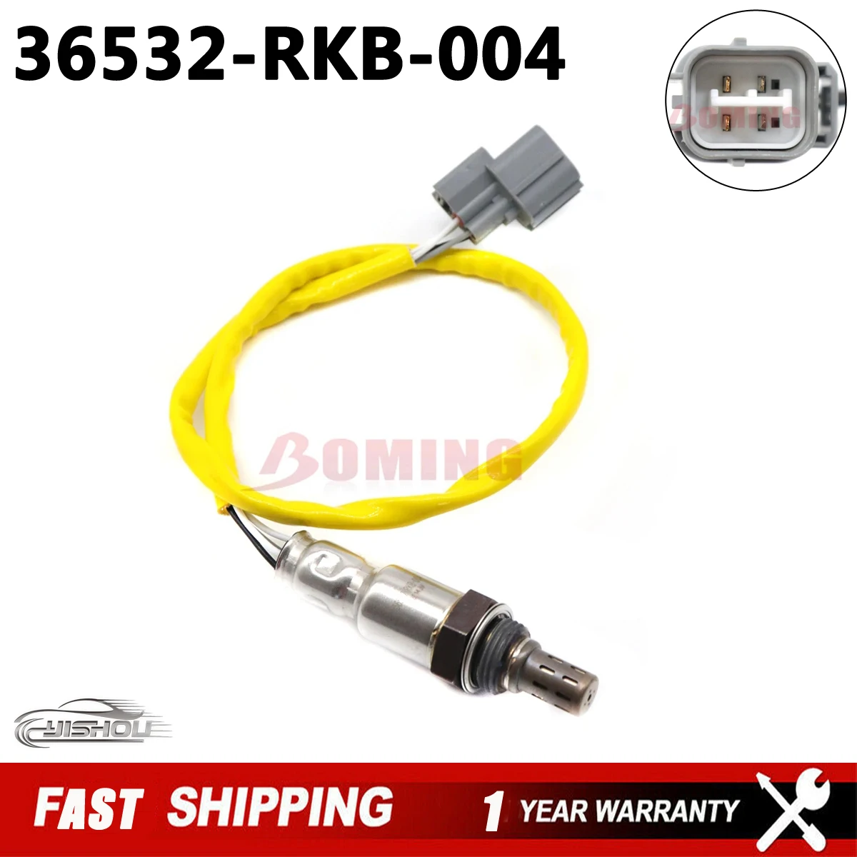 Downstream Rear Air Fuel Ratio Lambda O2 Oxygen Sensor 36532-RKB-004 for Honda Civic Accord Odyssey Pilot Ridgeline V6 234-4355