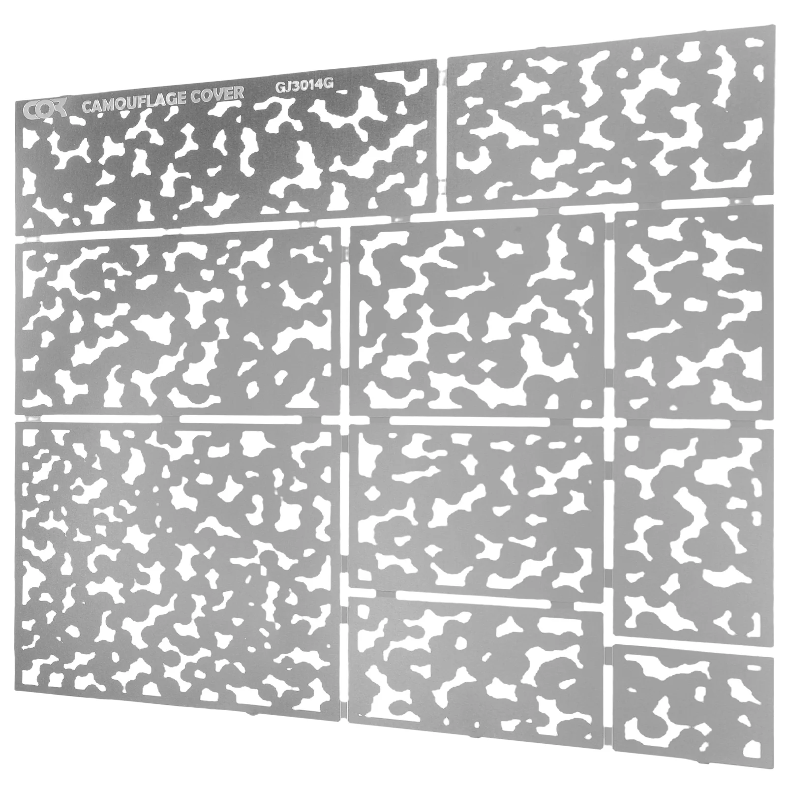 Camouflage Spray Board Metal Drawing Stencils Painting for Crafts Hollow-out Templates Tools Cover Reusable