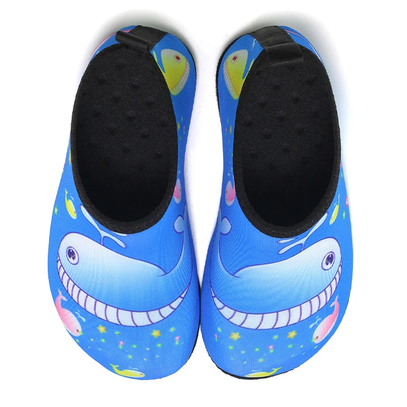 KID Cartoon Thin Soled Swimming Shoes Indoor Toddler Floor Shoes Summer Family Vacation Beach Aqua Shoes Barefoot Shoes 20-35#