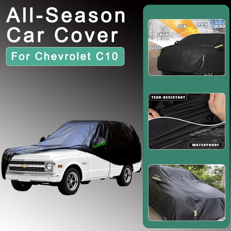 

Car Cover for Chevrolet C10 - Outdoor Full Protection, Waterproof Dustproof Heat-Resistant, All-Season Use Exterior Accessories