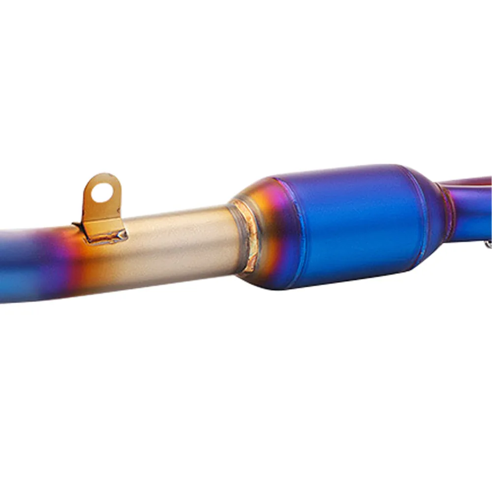 Für CF-Moto 450SR-S 2022-2024 Auspuff Vorderes Verbindungsrohr 51MM Schalldämpfer Krümmerrohr Auspuffsystem Auspuffrohre – Detail 4