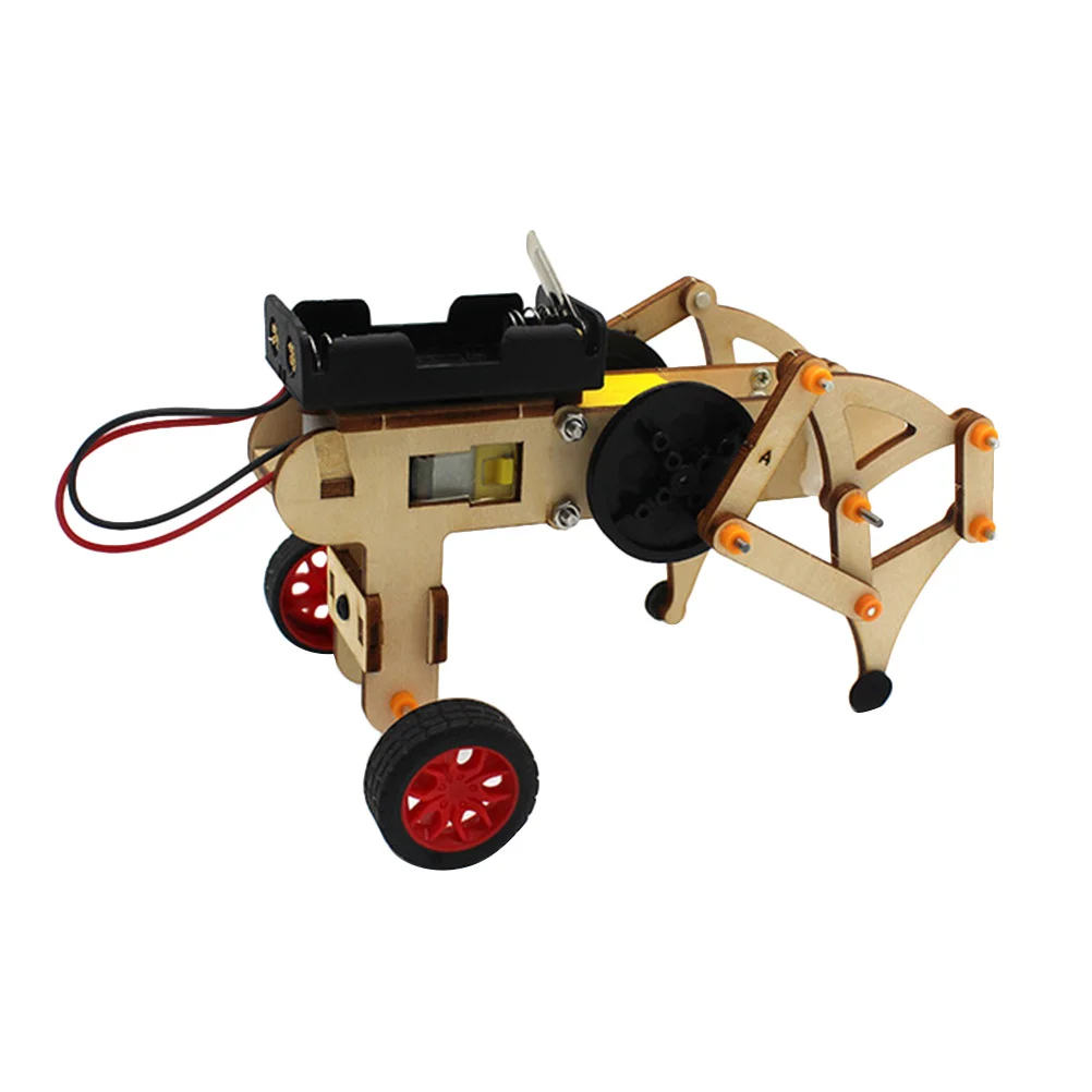 Zestaw Materiałów Oryginalny Kolor Drewna Edukacyjny Zestaw do Składania dla Dzieci Zestaw do Samodzielnego Wykonania Zestaw do Eksperymentów Naukowych Drewniane Puzzle