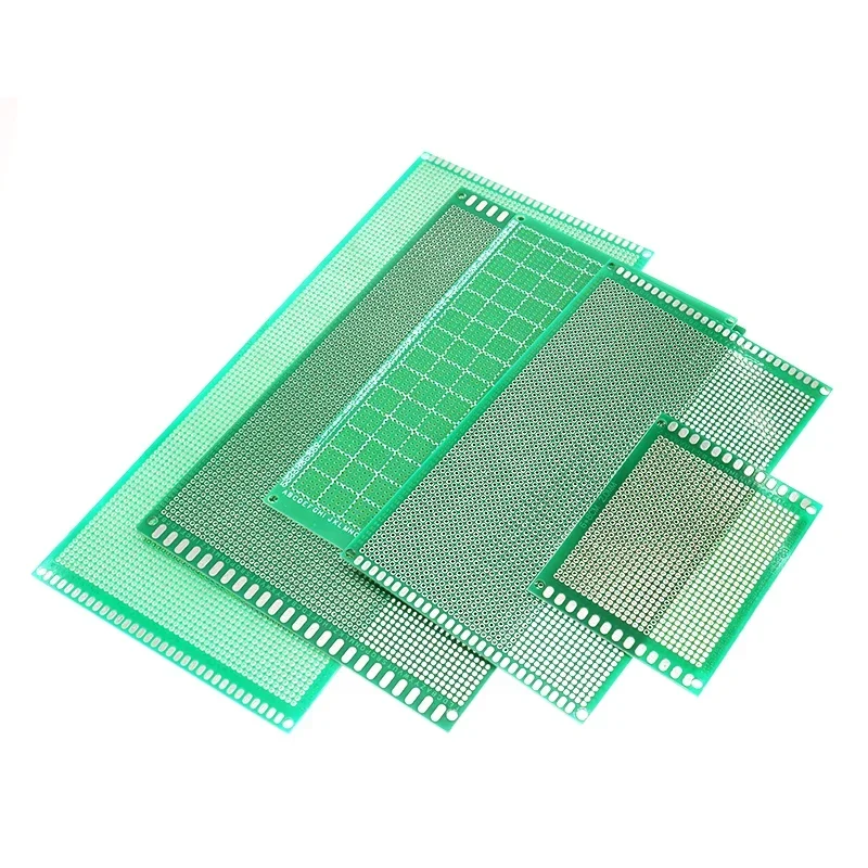 

100pcs/lot FR4 Single-sided Tin Plated PCB Circuit Board 1.5mm Thickness 2.54mm Spacing Universal Board 5*7* 6*8 9*15 12*18