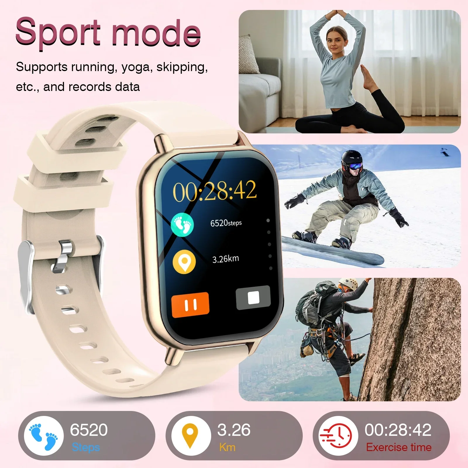 Unisex Children's Smart Watch - HD Call Answer Music Player Sedentary Alert Photo Storage Custom Wallpapers Holiday Gift