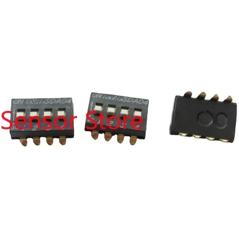 

10PCS 4-digit Dialing Switch With A Spacing Of 2.54mm Four-digit Patch SDA04