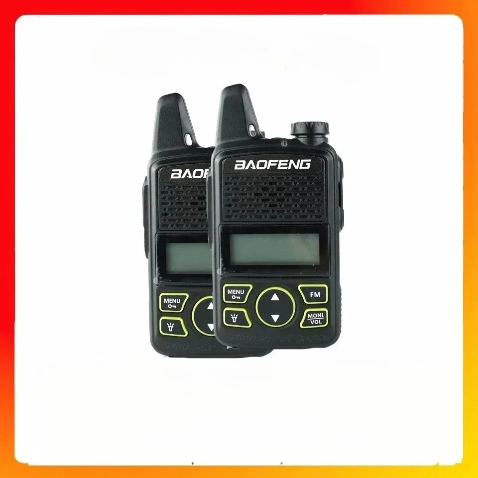 Официальный магазин Baofeng, 2 шт., мини-рация BF-T1, UHF USB-зарядное устройство, портативное двустороннее радио 5 Вт, 1500 мАч, подарки для детей, карманное радио
