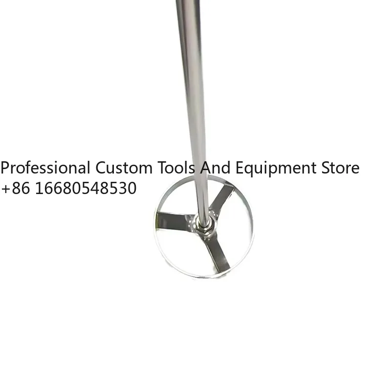 

I4a8*35cm Laboratory Overhead Stirrer 304 Stainless Steel Stirring Rod Three-blade Turbine Stirrer Rod