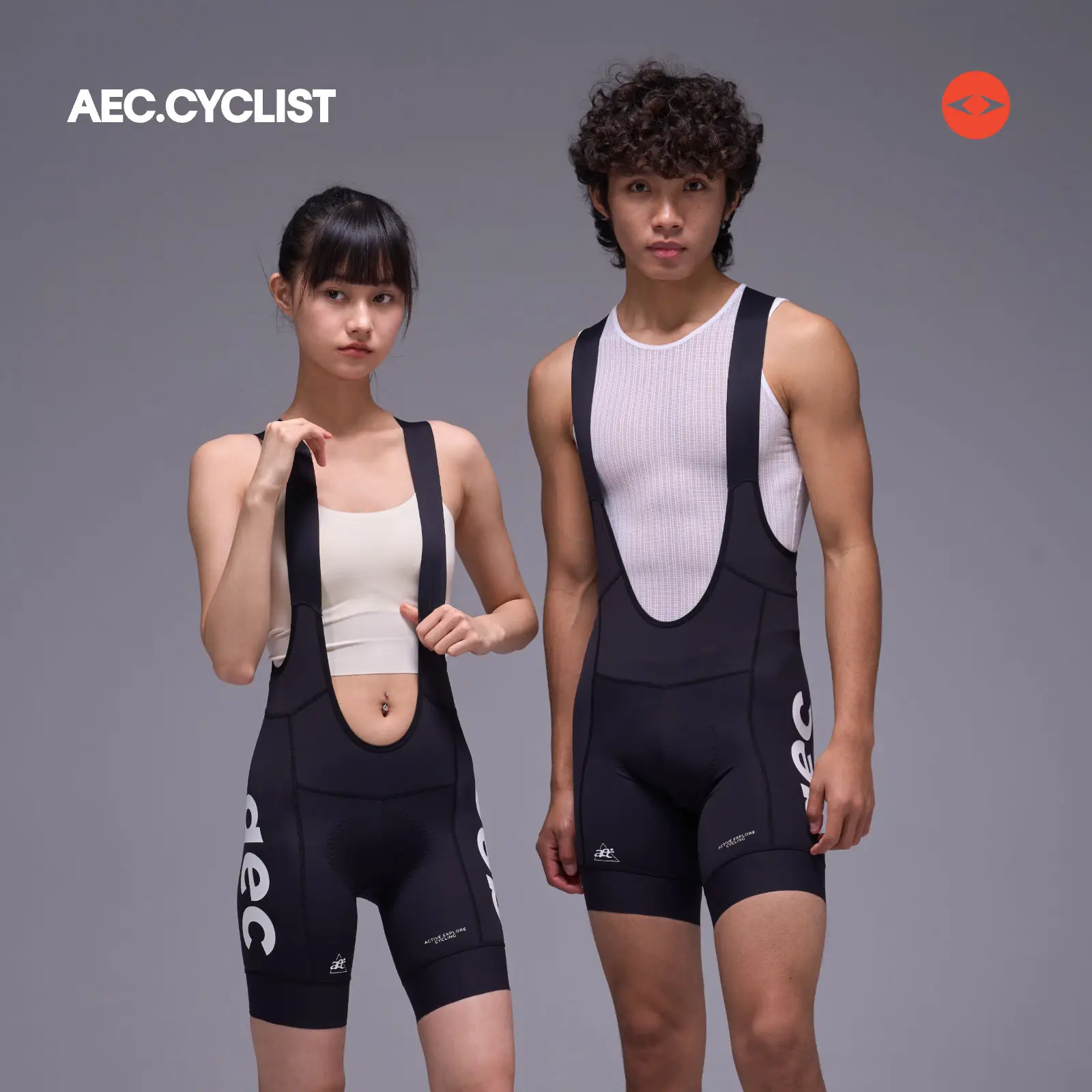 

AEC.Cyclist Cycling Bibs Men Women's Shorts Italy Elastic Interface Padded 7 Hours Riding Short Bibs High Elastic Tight MTB