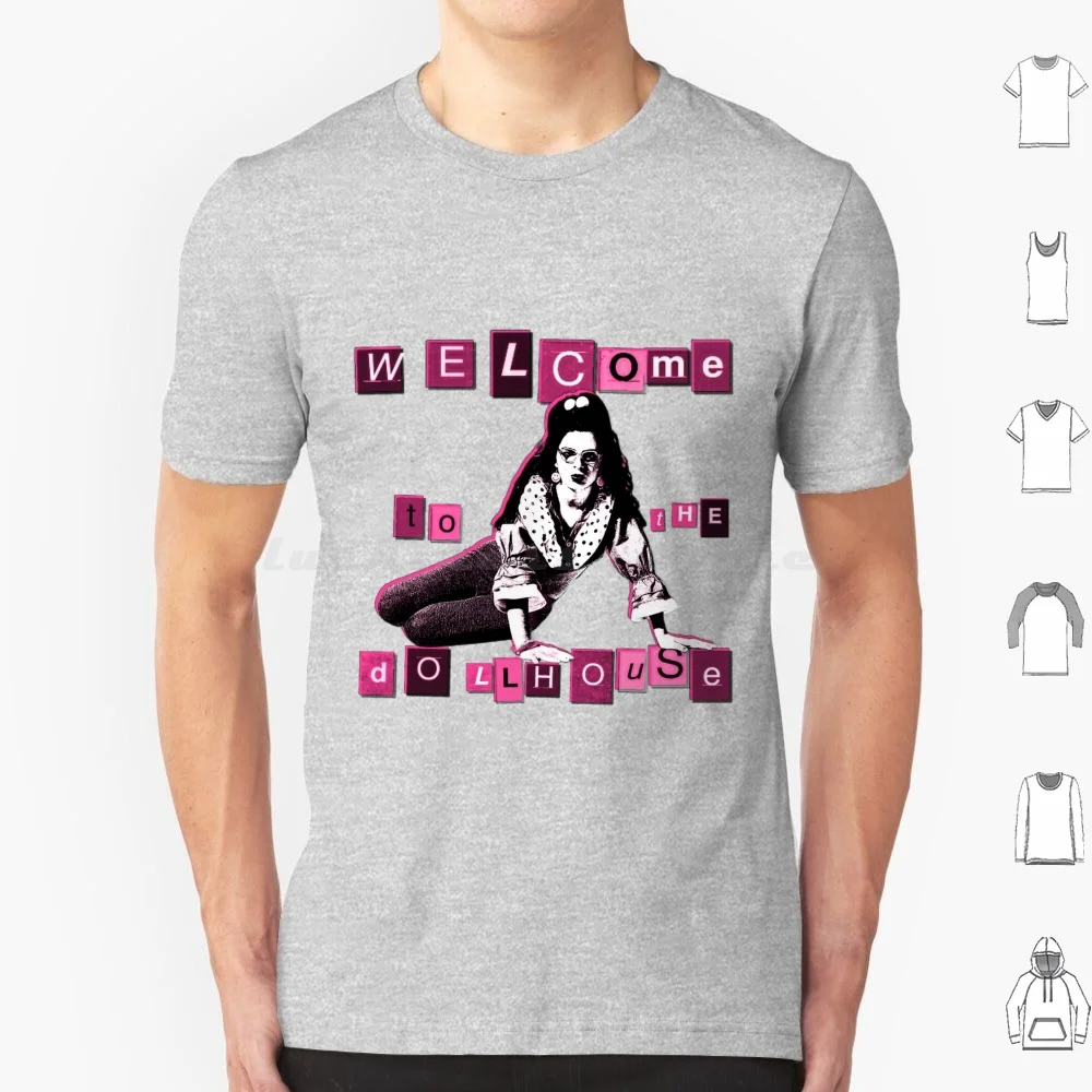 Bem-vindo à casa de bonecas (rosa) t camisa das mulheres dos homens crianças 6xl bem-vindo à casa de bonecas amanhecer wiener urze matarazzo wienerdog