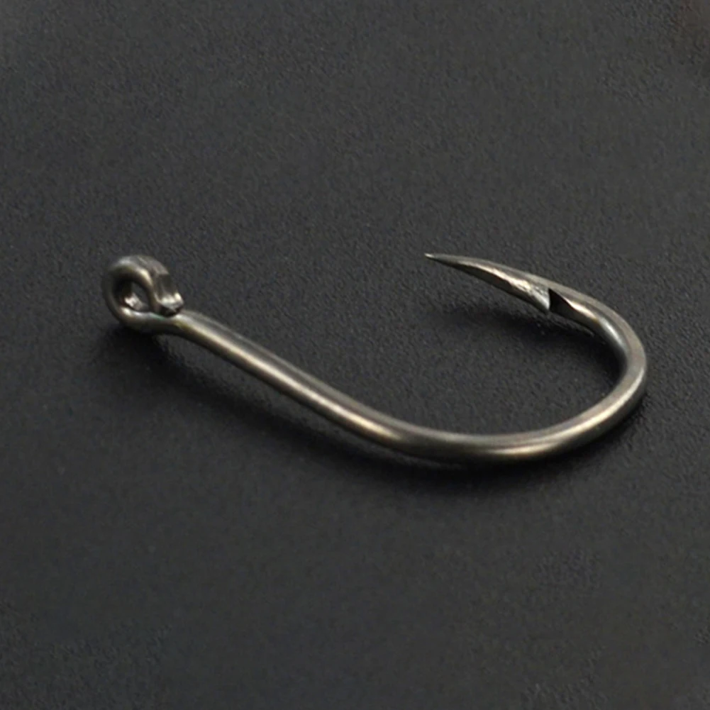 Fishing Hook With Eye Barbed Fish Hook Freshwater Fishing Barbed Hook Freshwater Fishing Lightweight Design For Lake Fishing