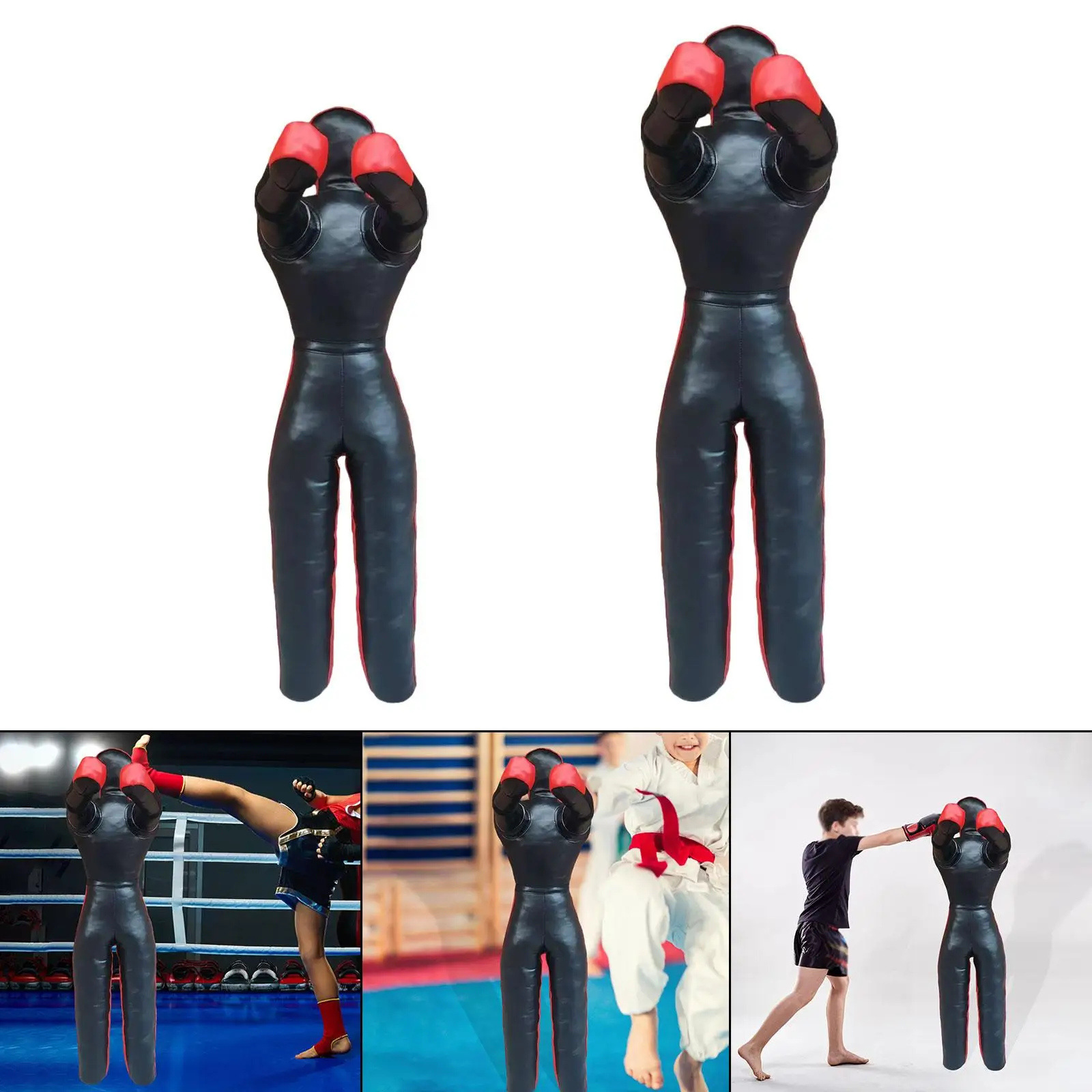 

Grappling Dummy Dummy Bag Portable UN Filled Sturdy Punching Partner Training Equipment for Throwing Wrestling Practice Mma