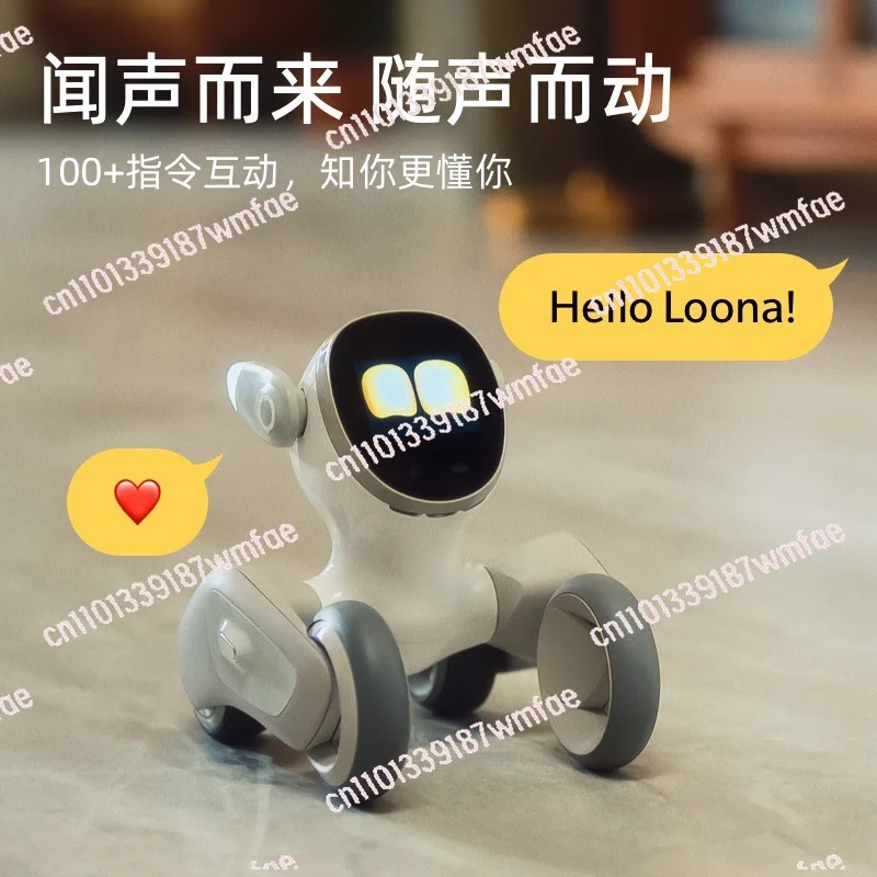 الذكية صوت روبوت لونا الكلاب GPT مساعد الإلكترونية Ai الحيوانات الأليفة التلقائي إعادة شحن متعدد الوظائف الروبوتات الذكية للطفل #3