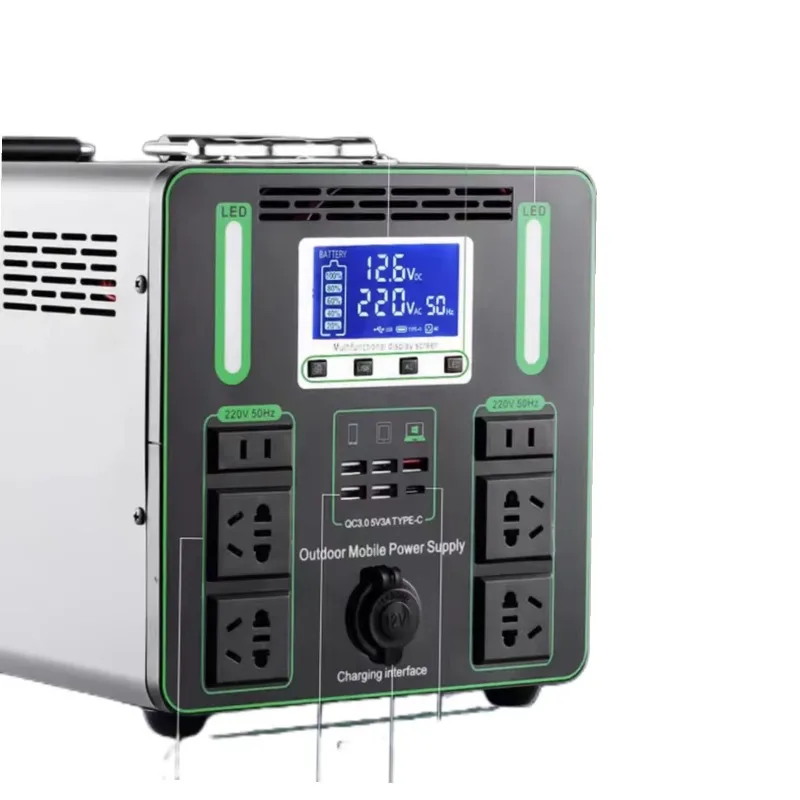 1500W Mobile Portable High Efficiency Power Generation Outdoor Mobile Energy Storage System