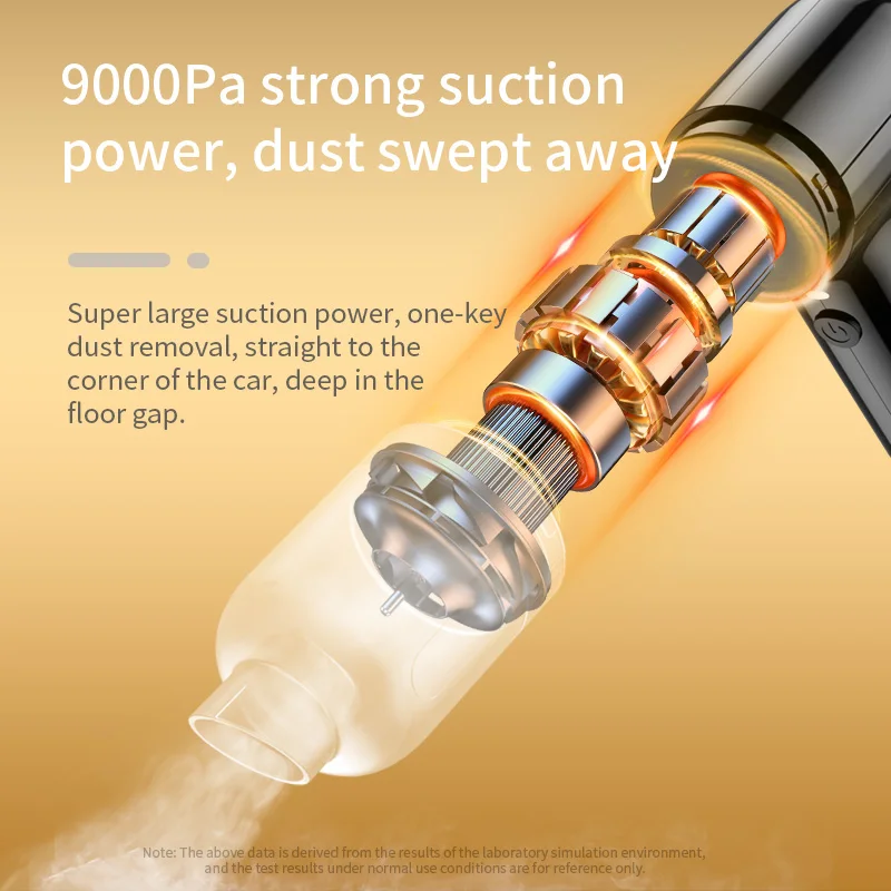 Xiaomi Youpin Car Vacuum Cleaner Mini Portable High Power Cordless Handheld Vacuum Duster Brushless Motor Dust Blower Home New