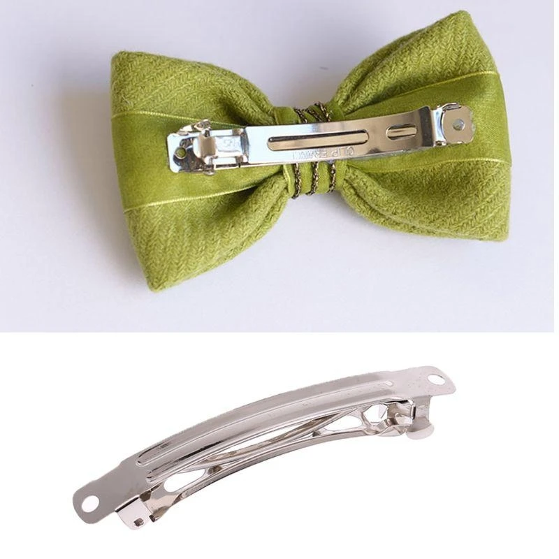 

Lot 68mm French Barrettes Clips For DIY Hair Accessories Bows Hairbow 15UB