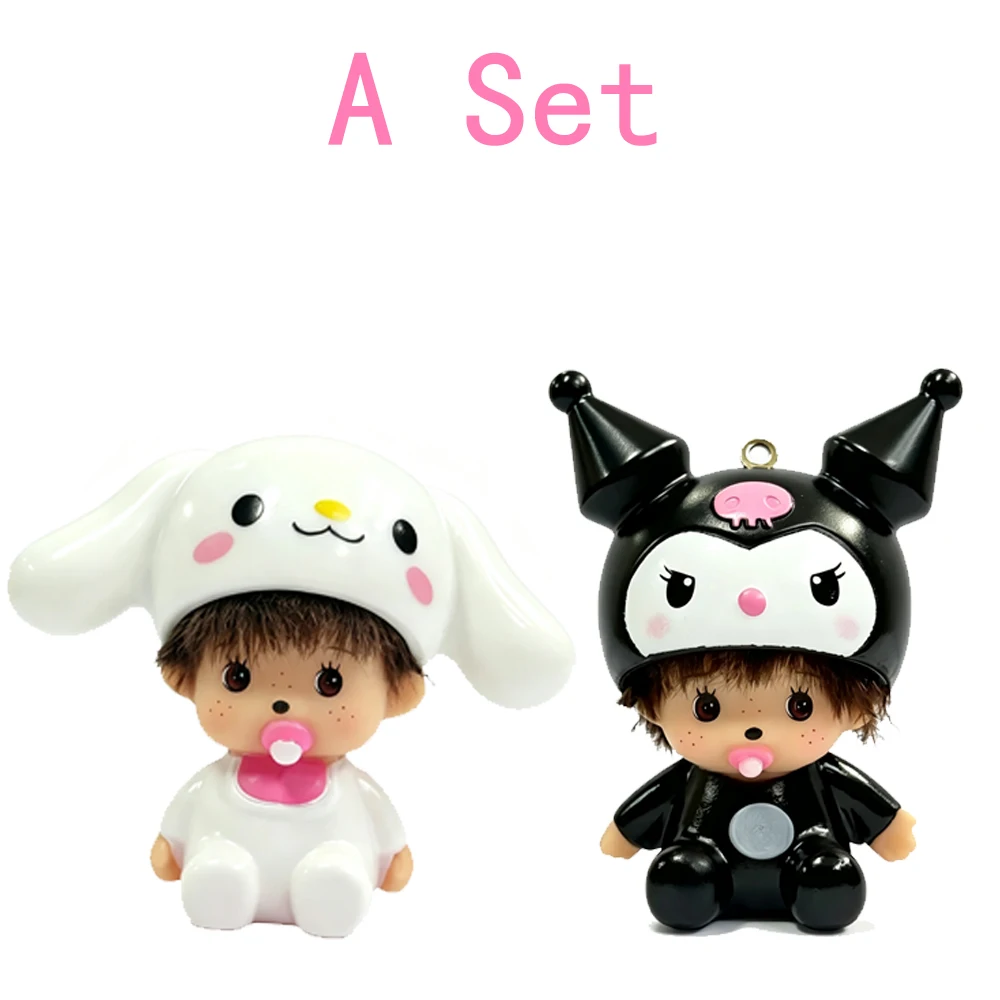 Monchhichi Sanrio Keychain Cute Cartoon Doll Gift