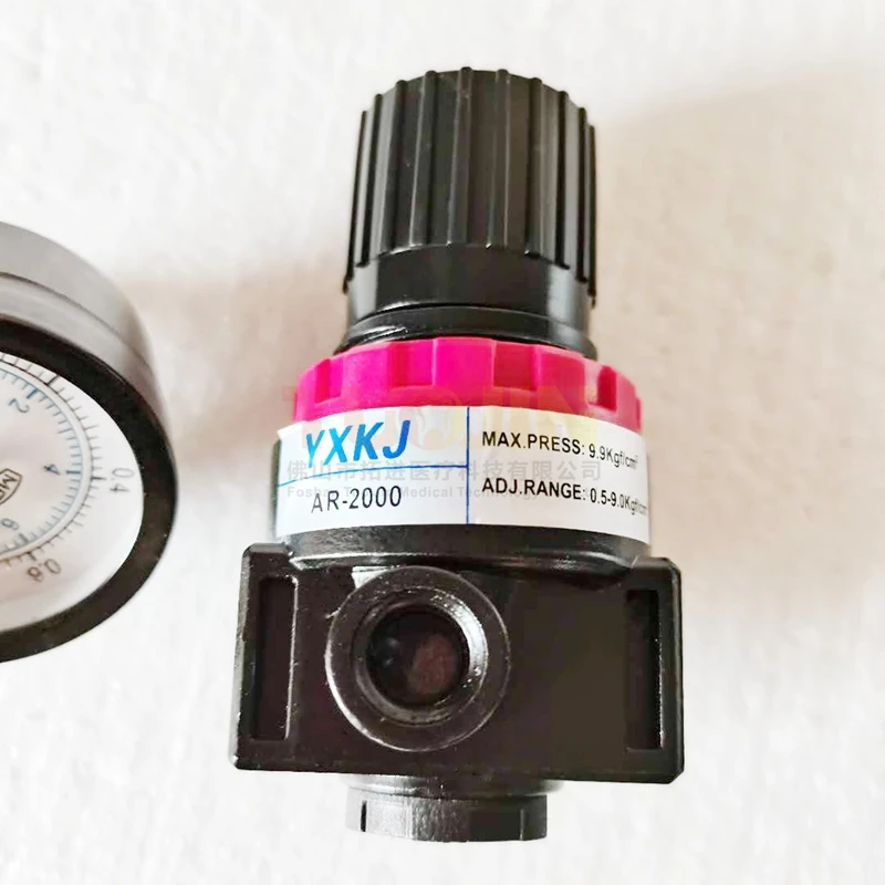 Dental Air Reduce Valve Regulator Gas-Pressure Meter For Dental Chair Unit Equipment Turbine Without Air filter