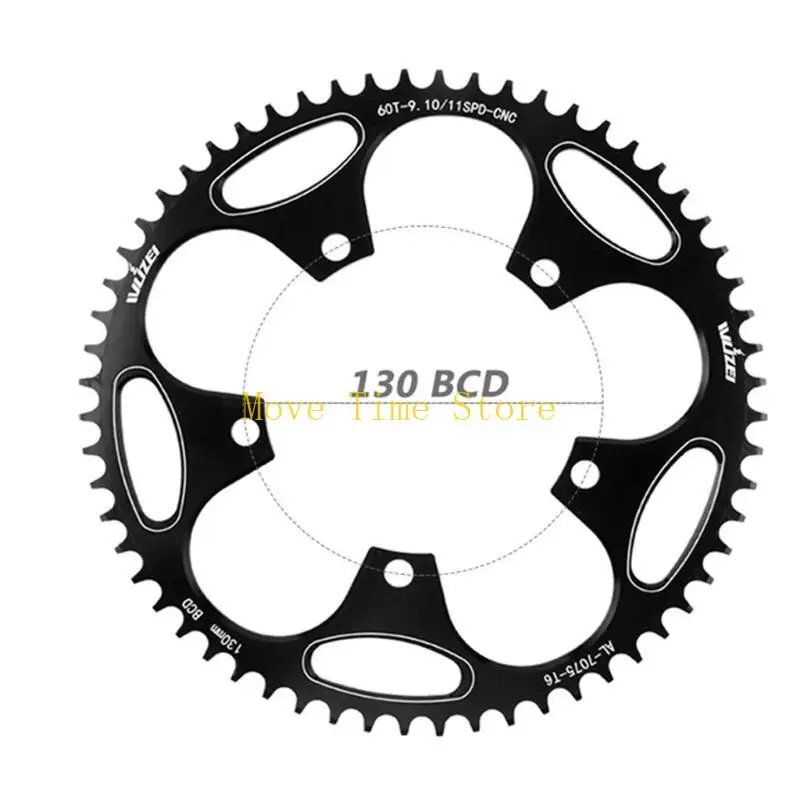 92ME 130BCD 50/52/54/56/58/60T Round Narrow Wide MTB Road Bike Chainwheel Chainring view 2