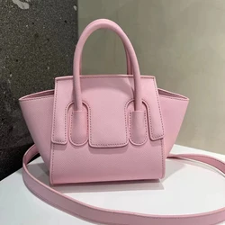 Luxury High Quality Cowhide Big Eye Handbags For Women Fashion Genuine Leather Shoulder Commuter Bag Simple Mini Crossbody Bag